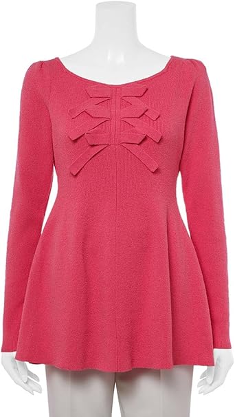 Amazon | [セルフォード] フロントリボンニットチュニック CWNT251100